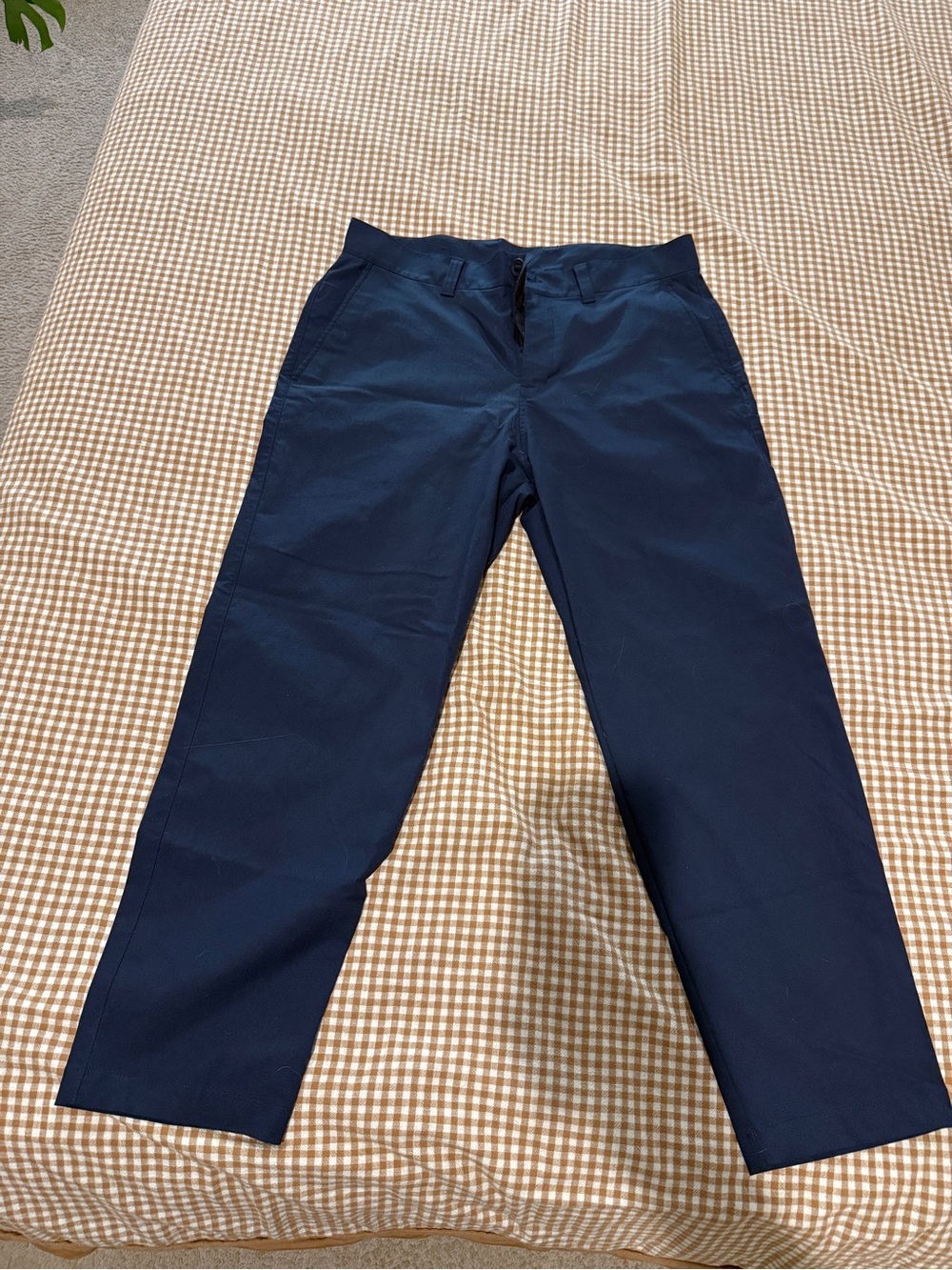 lululemon athletica Navy Relaxed-Tapered Trousers